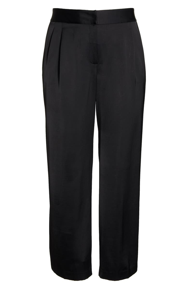 Vince Camuto High Rise Wide Leg Satin Pants, Alternate, color, 