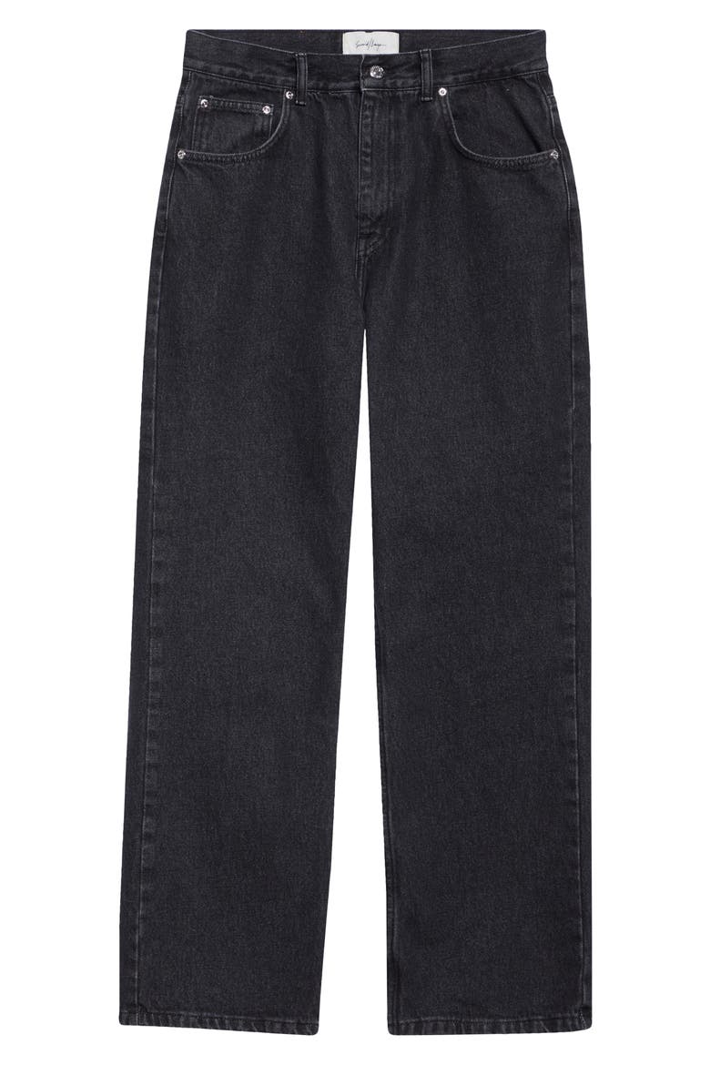 Big Papi Slim Straight Leg Jeans, Alternate, color, BLACK STONE WASH 2249