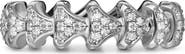 David Yurman Men's Armory Sterling Silver Diamond Band Ring
