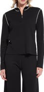 Lysse Reversible Cashmere Blend Half-Zip Sweater