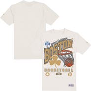 New Era Men's New Era Cream Boston Celtics Oversized City Edition Remix Vintage T-Shirt