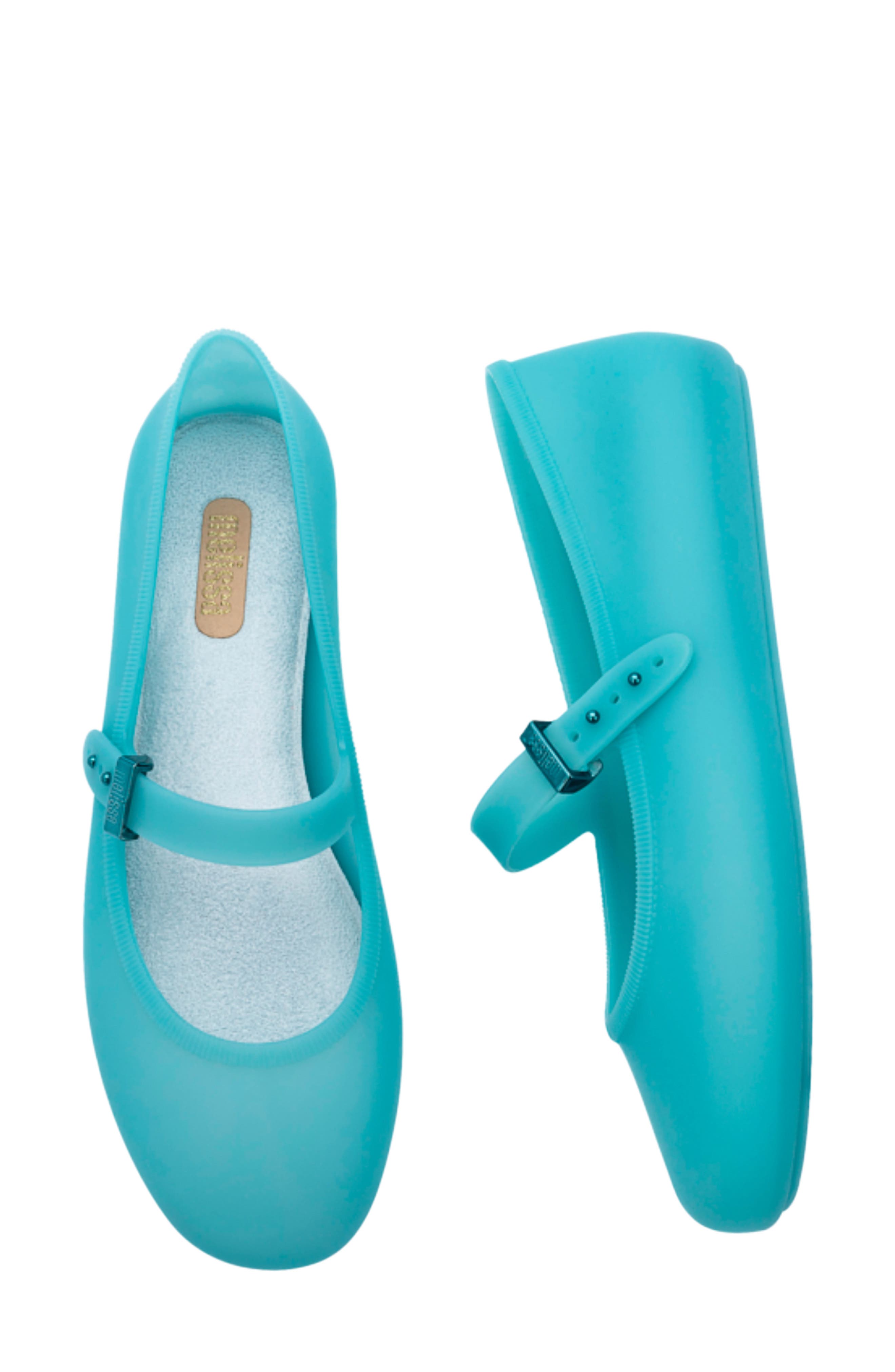 Soft Ballerina Flat, Alternate, color, MILKY GREEN