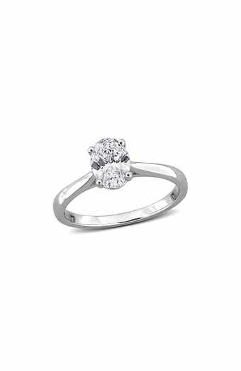 Created Forever Oval Cut Lab-Grown Diamond Solitaire Ring - 1.03ct.