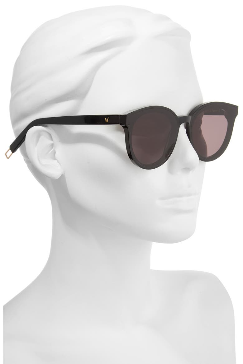 Black Peter 61mm Rounded Sunglasses, Alternate, color, BLACK