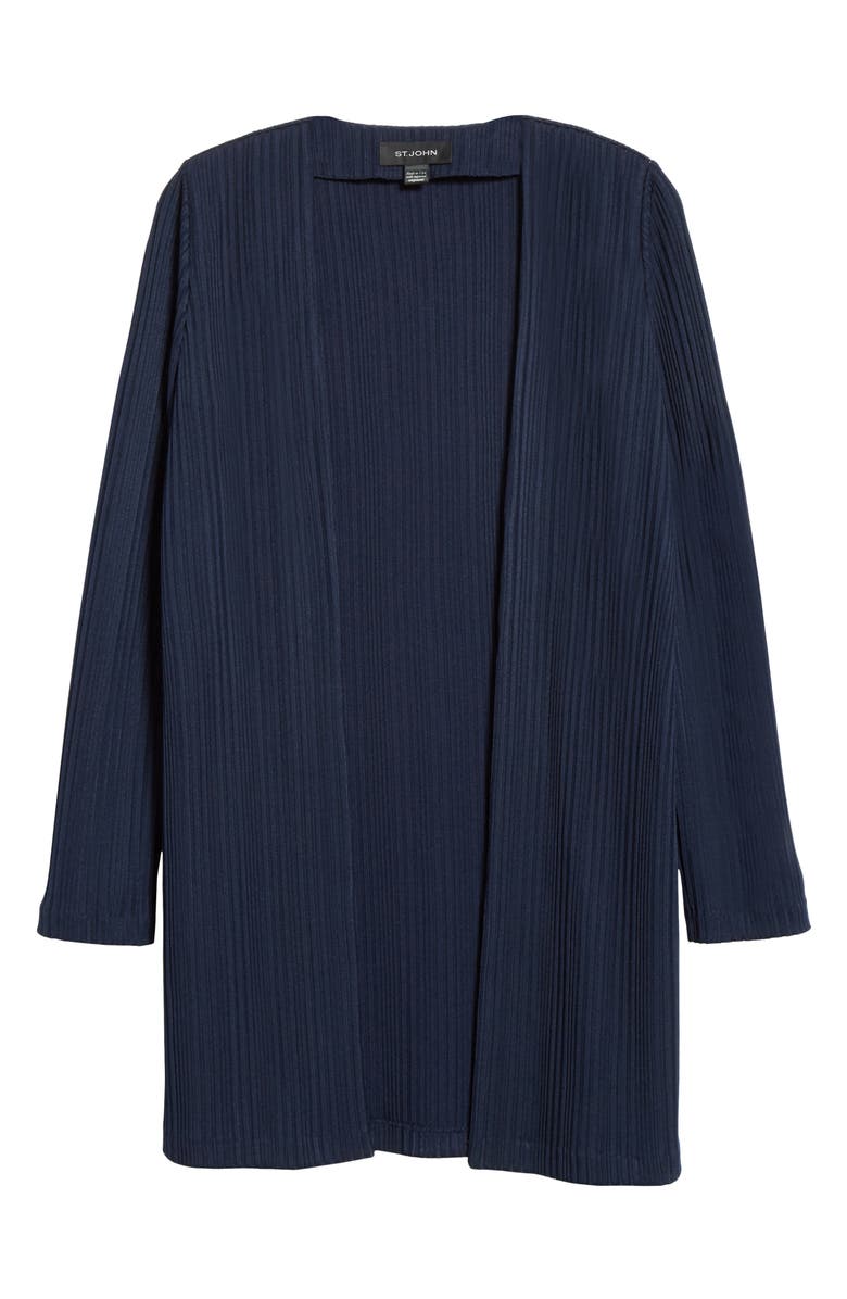 St. John Collection Variegated Rib Cardigan, Alternate, color, 