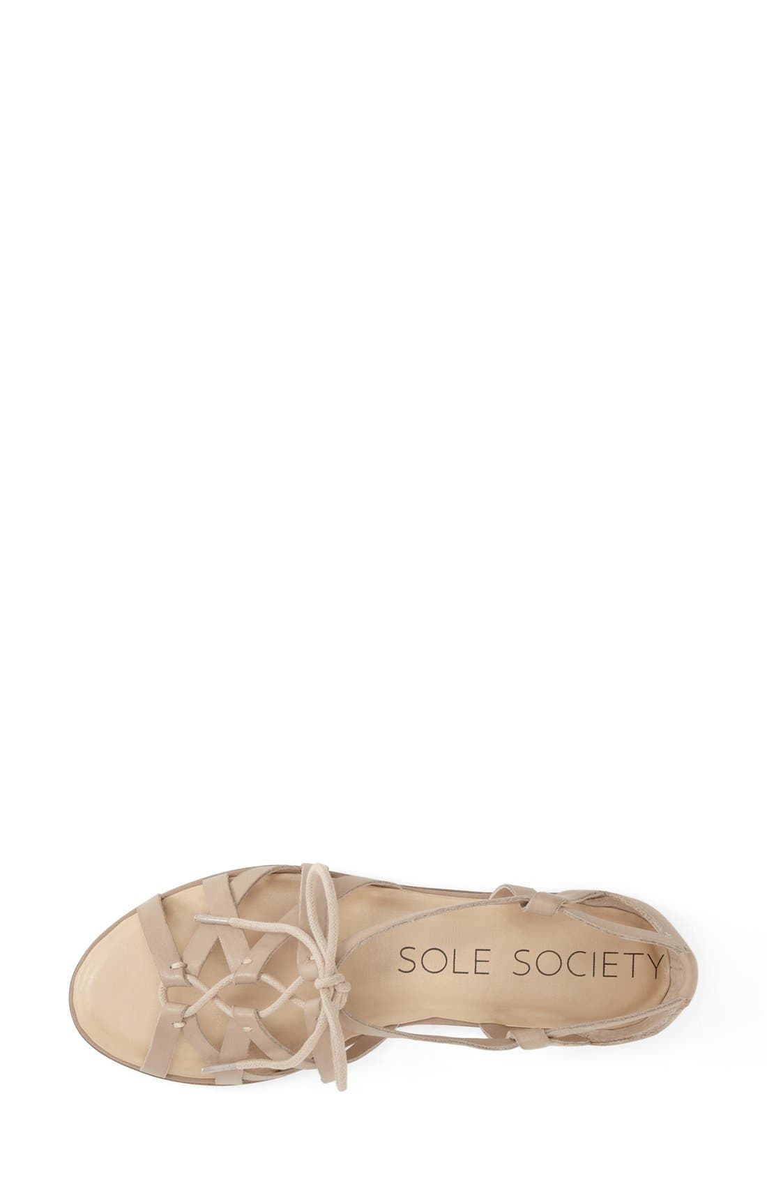 'Gillian' Gladiator Sandal, Alternate, color, NOMAD