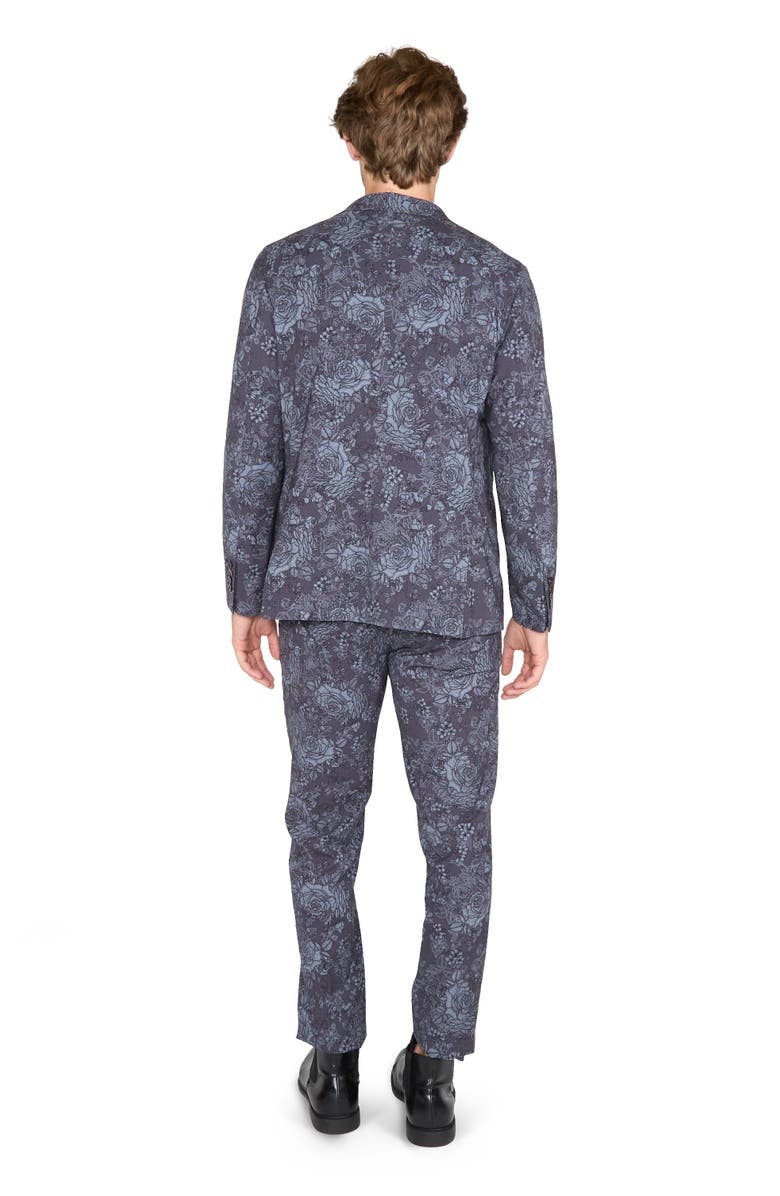 Lords of Harlech Judd Fully Lined Tailored Wool Blazer, Alternate, color, Roma Floral Char