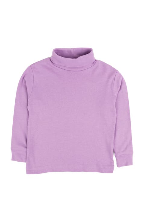 Kids Turtleneck, 100% Cotton, Solid Colors