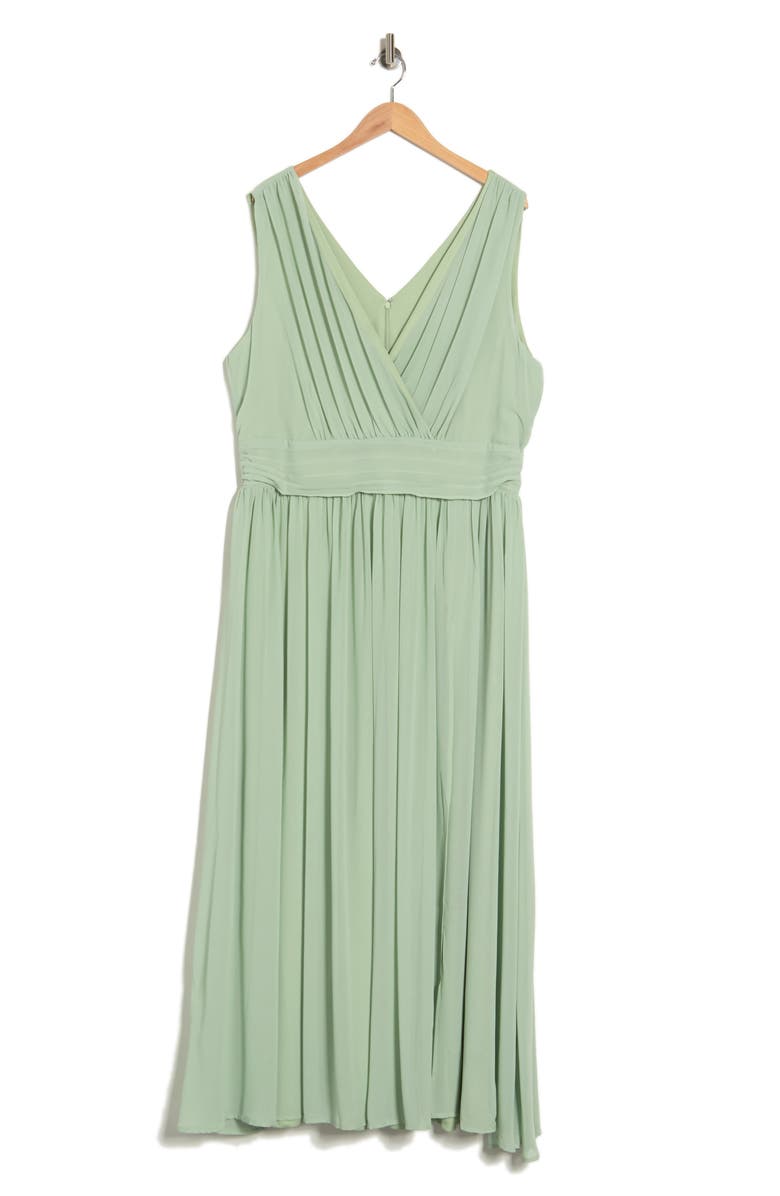 BY DESIGN Thalia Goddess Maxi Dress, Alternate, color, Sage