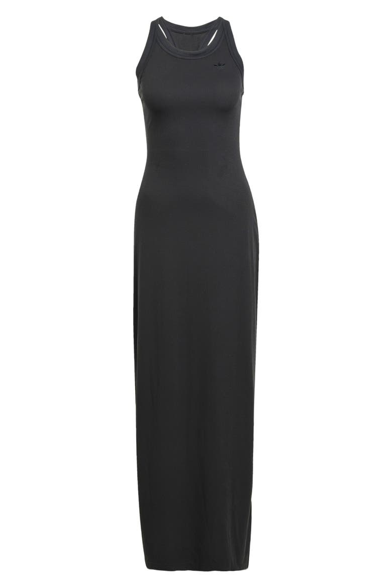 Essentials Racerback Maxi Dress, Alternate, color, BLACK