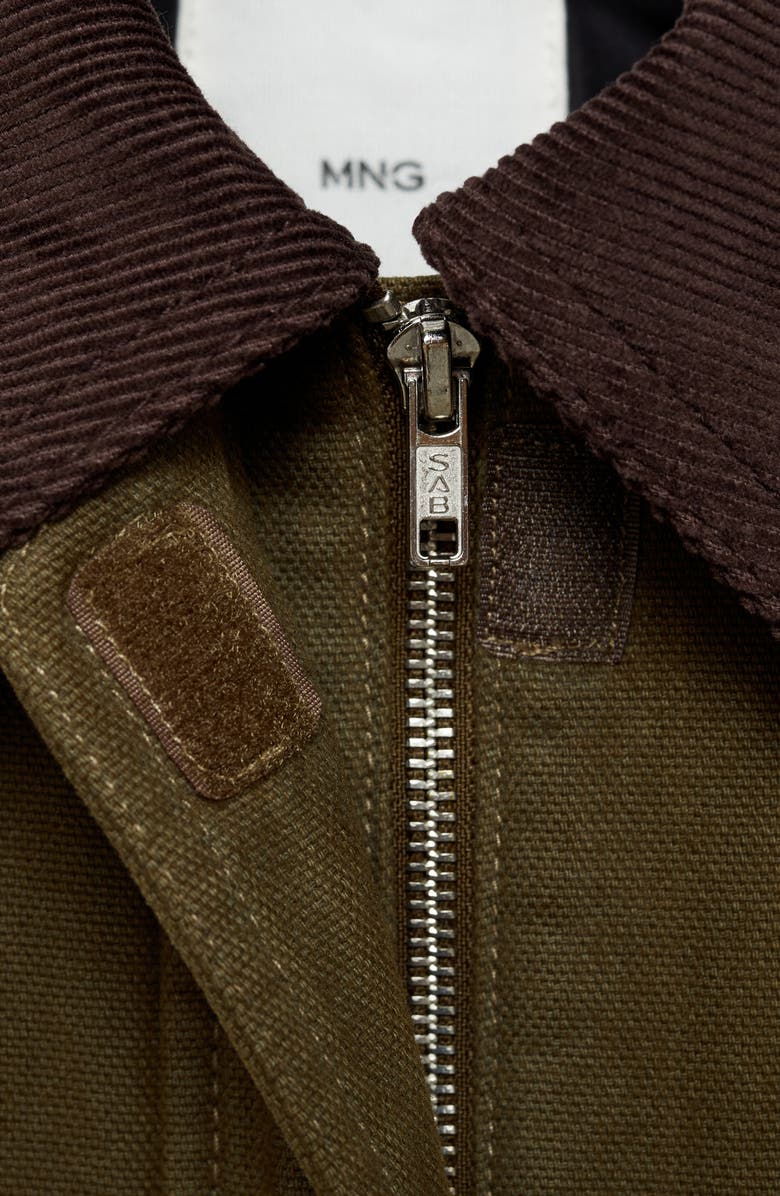 MANGO Denim Utility Jacket, Alternate, color, 