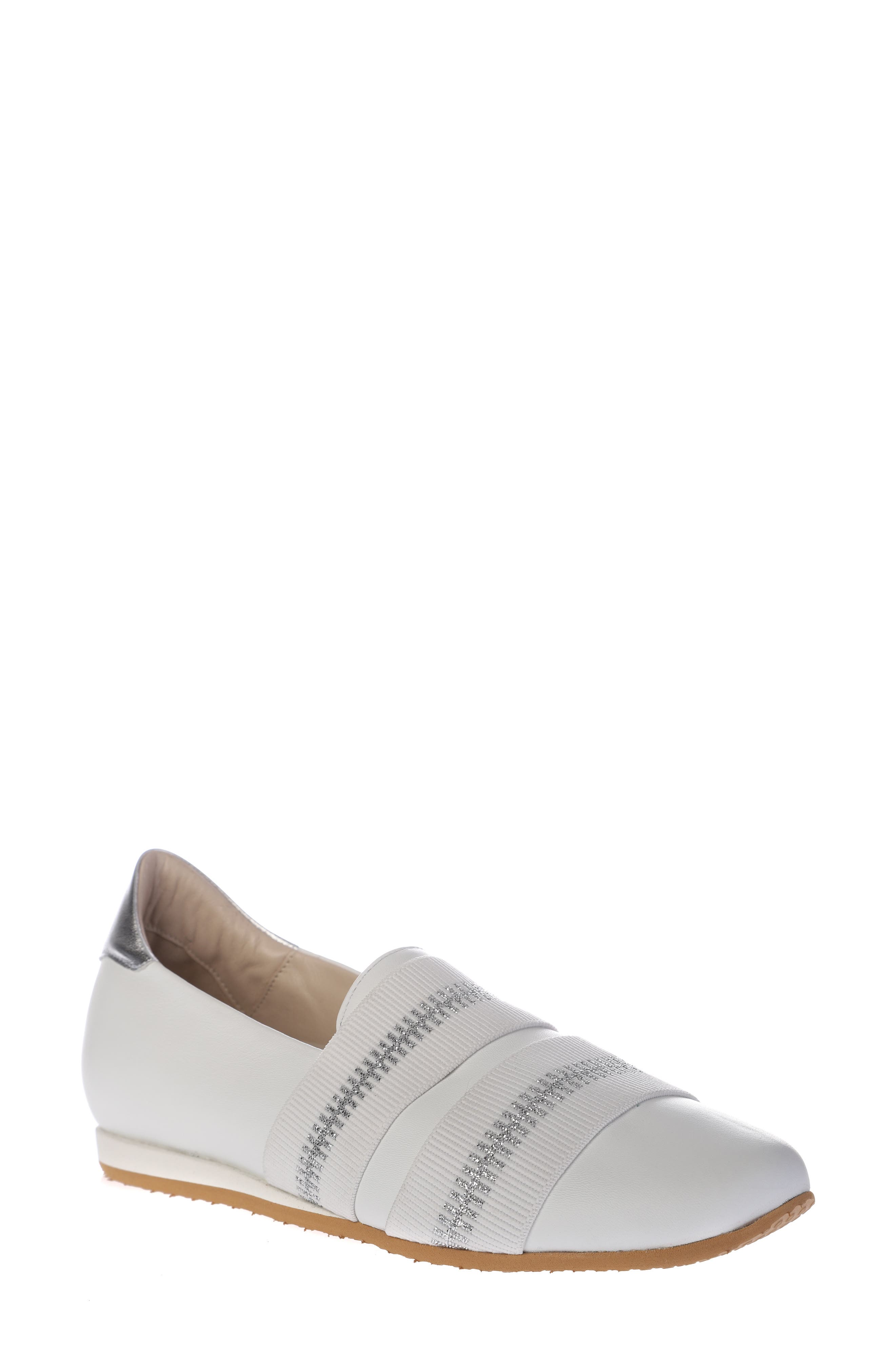 Raffy Slip-On Sneaker, Main, color, WHITE LEATHER