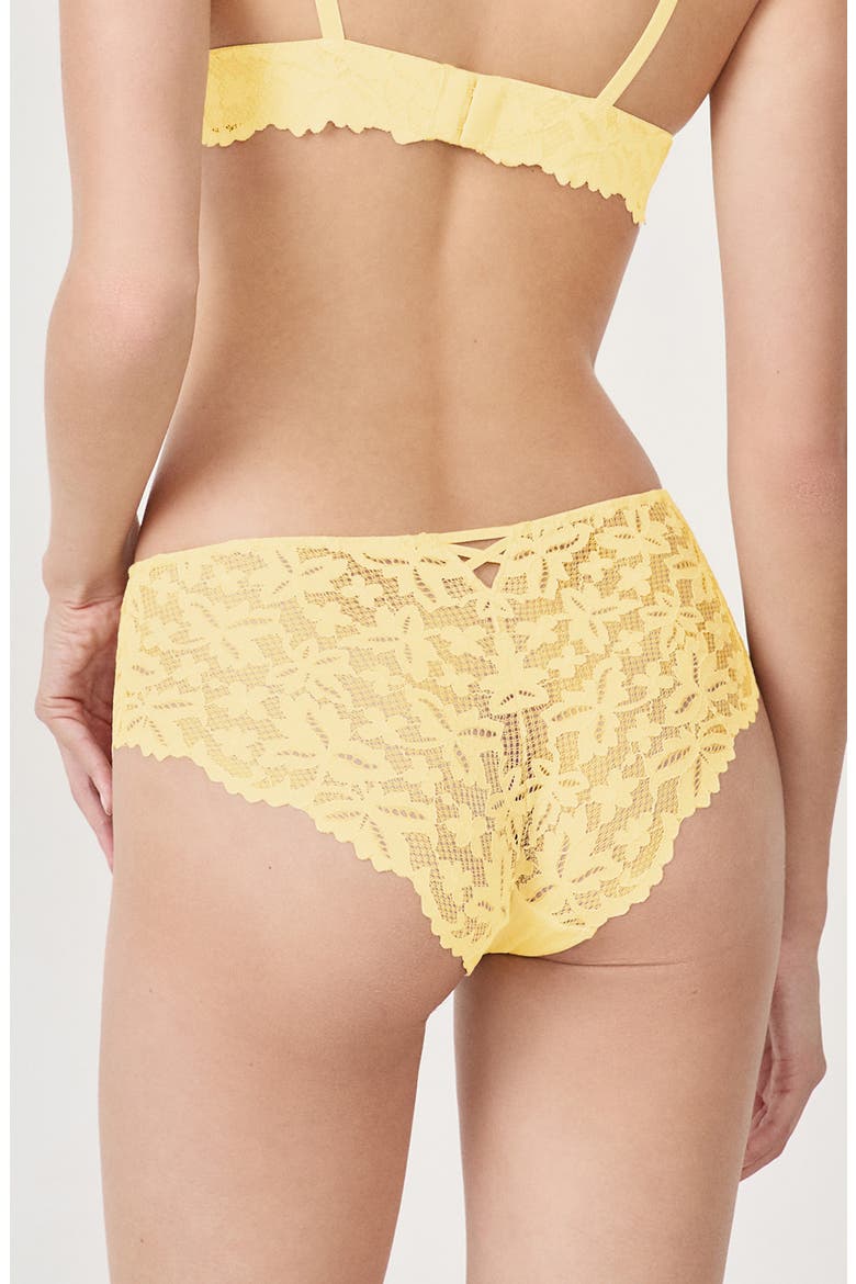 Lengende Lace Trim Panties, Alternate, color, VANILLA