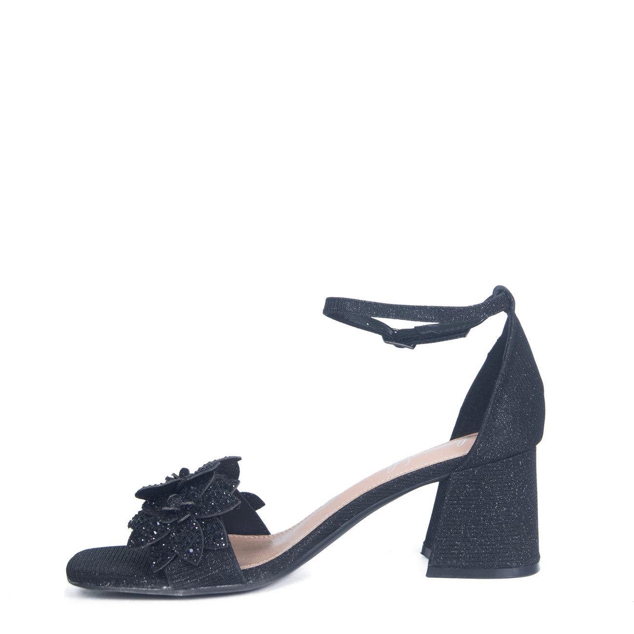 Lauren Lorraine Flori Sandal, Alternate, color, Black