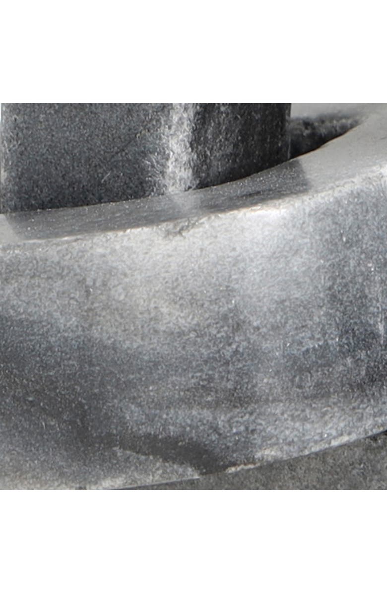 VIVIAN LUNE HOME Marble Chain Sculpture, Alternate, color, Grey