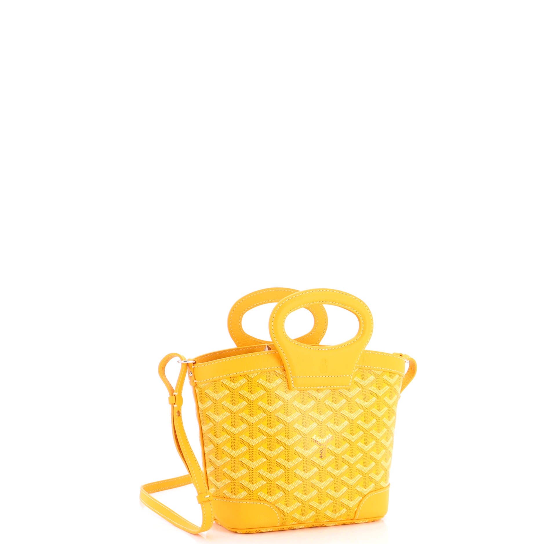 Beluga Bag Coated Canvas Mini, Alternate, color, Yellow
