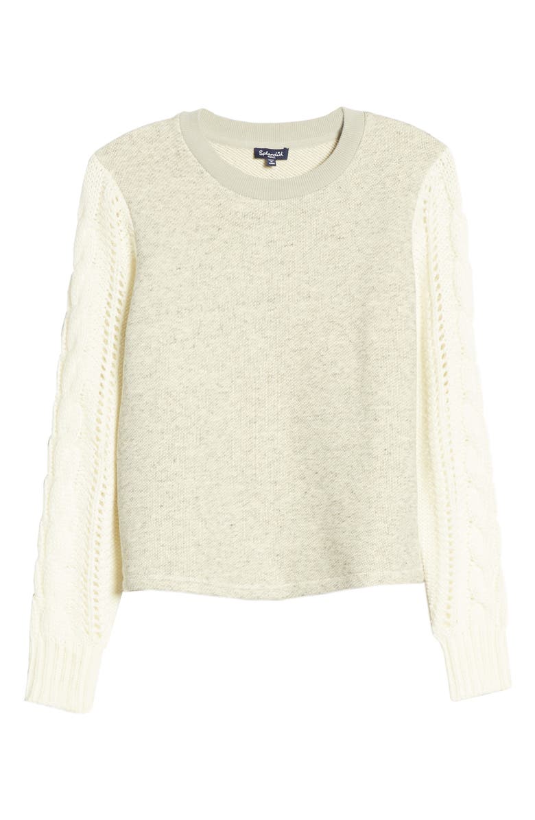 Splendid Emerson Mixed Media Sweater, Alternate, color, 