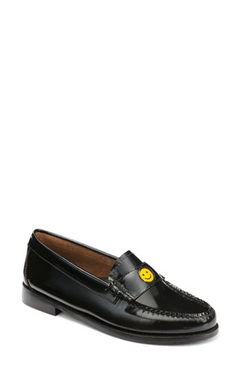 G.h.bass Whitney Emoji Loafer In Black