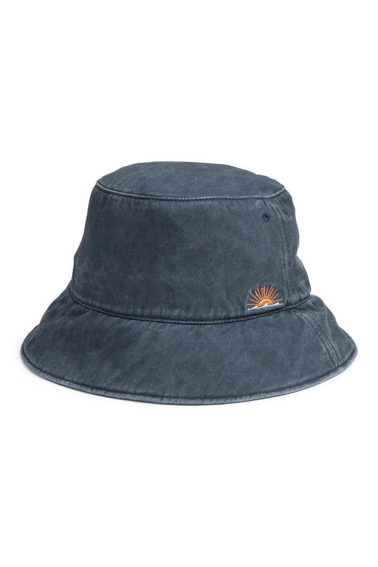 Cotton Twill Bucket Hat, Main, color, TOTAL ECLIPSE