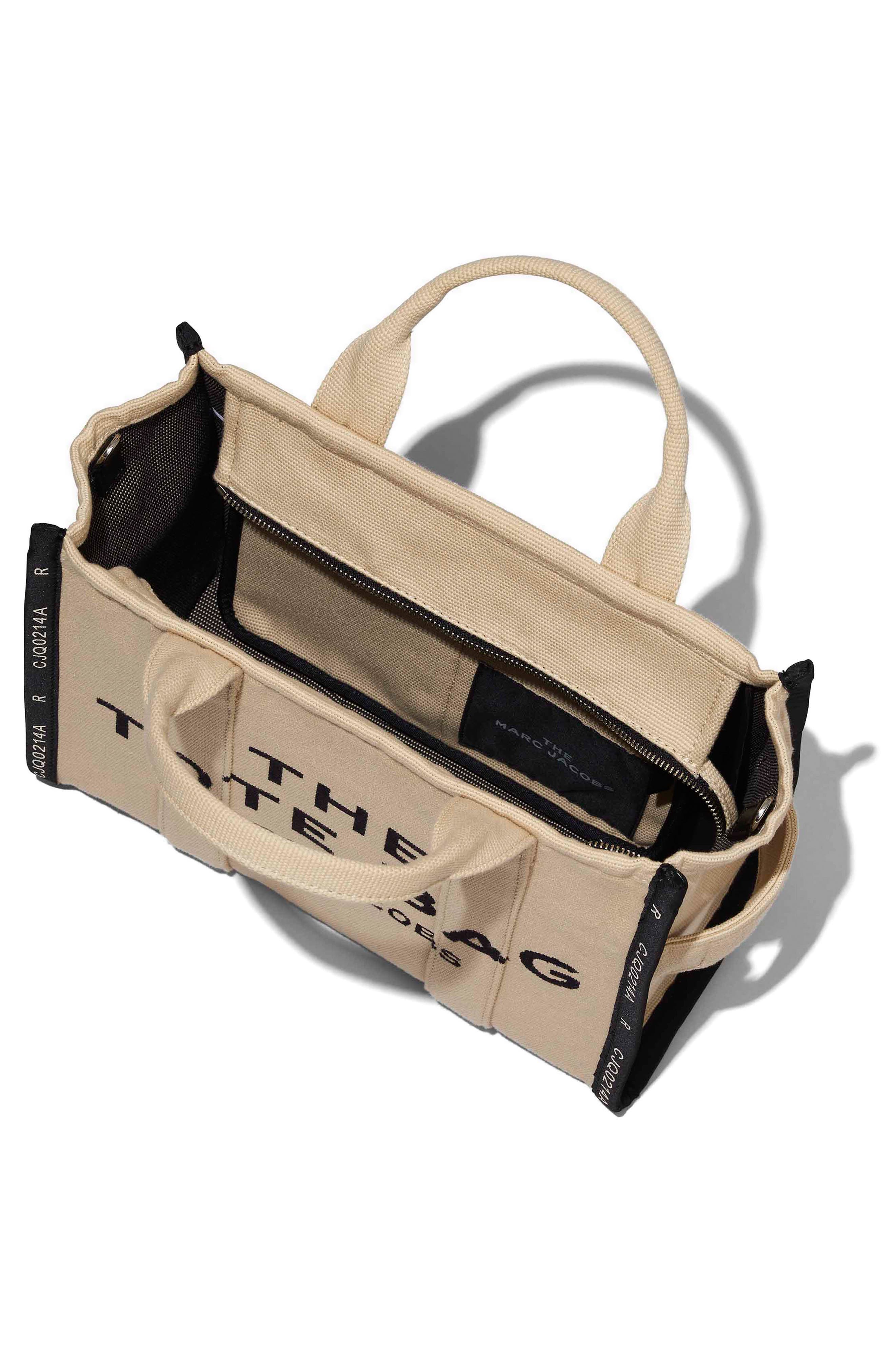 Marc Jacobs The Jacquard Small Tote Bag, Alternate, color, Warm Sand