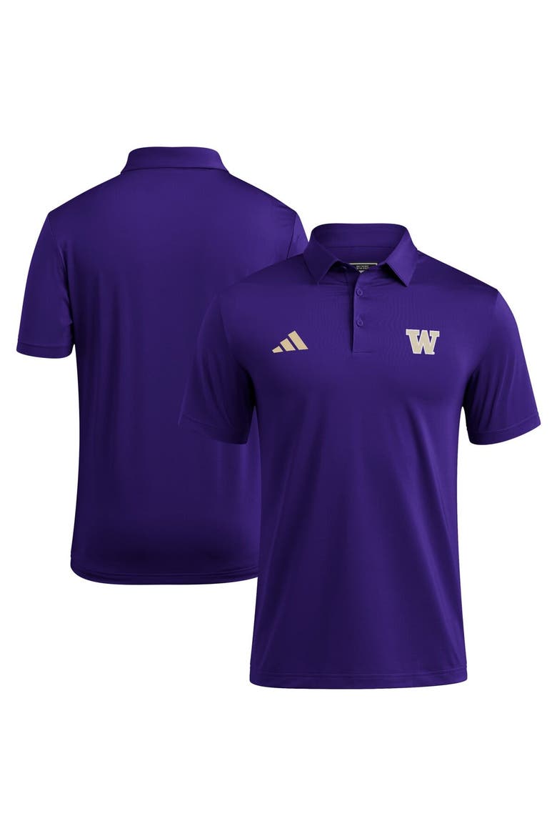 Men's adidas Purple Washington Huskies Ultimate 365 Polo, Alternate, color, Purple