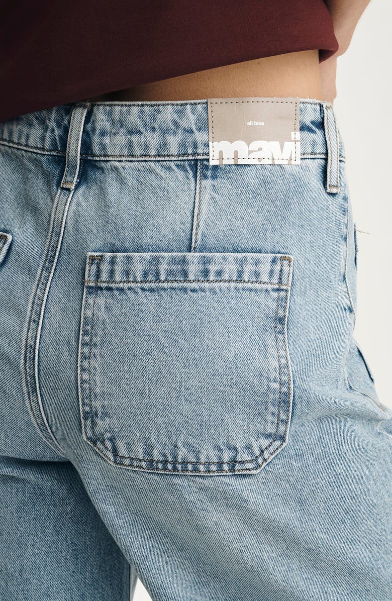 Mavi Jeans Christine Patch Pocket Wide Leg Jeans, Alternate, color, 