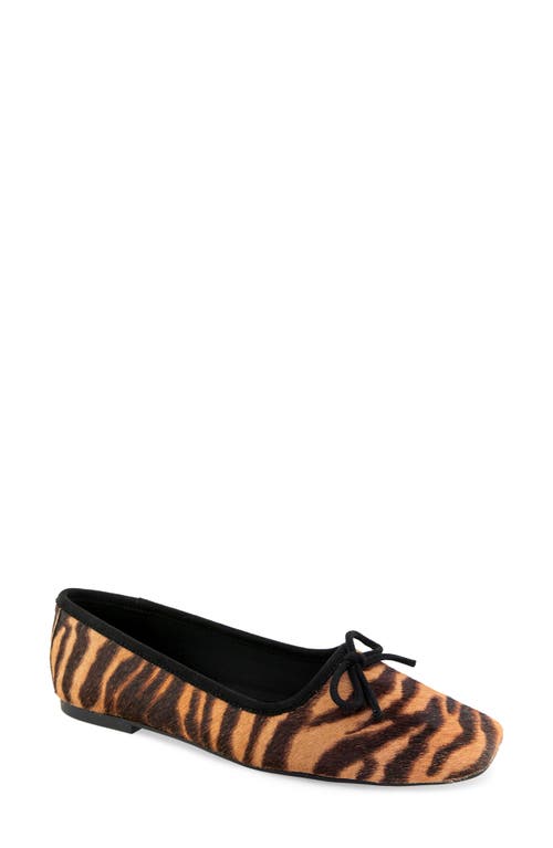 Kenneth Cole Carriah Flat in Tiger Haircalf at Nordstrom, Size 10