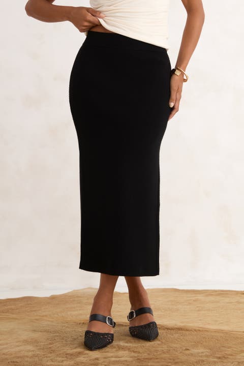 The Rib Sweater Skirt