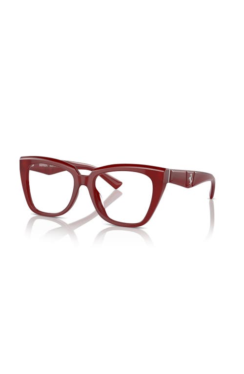 Ferrari 54mm Square Optical Glasses In Brown