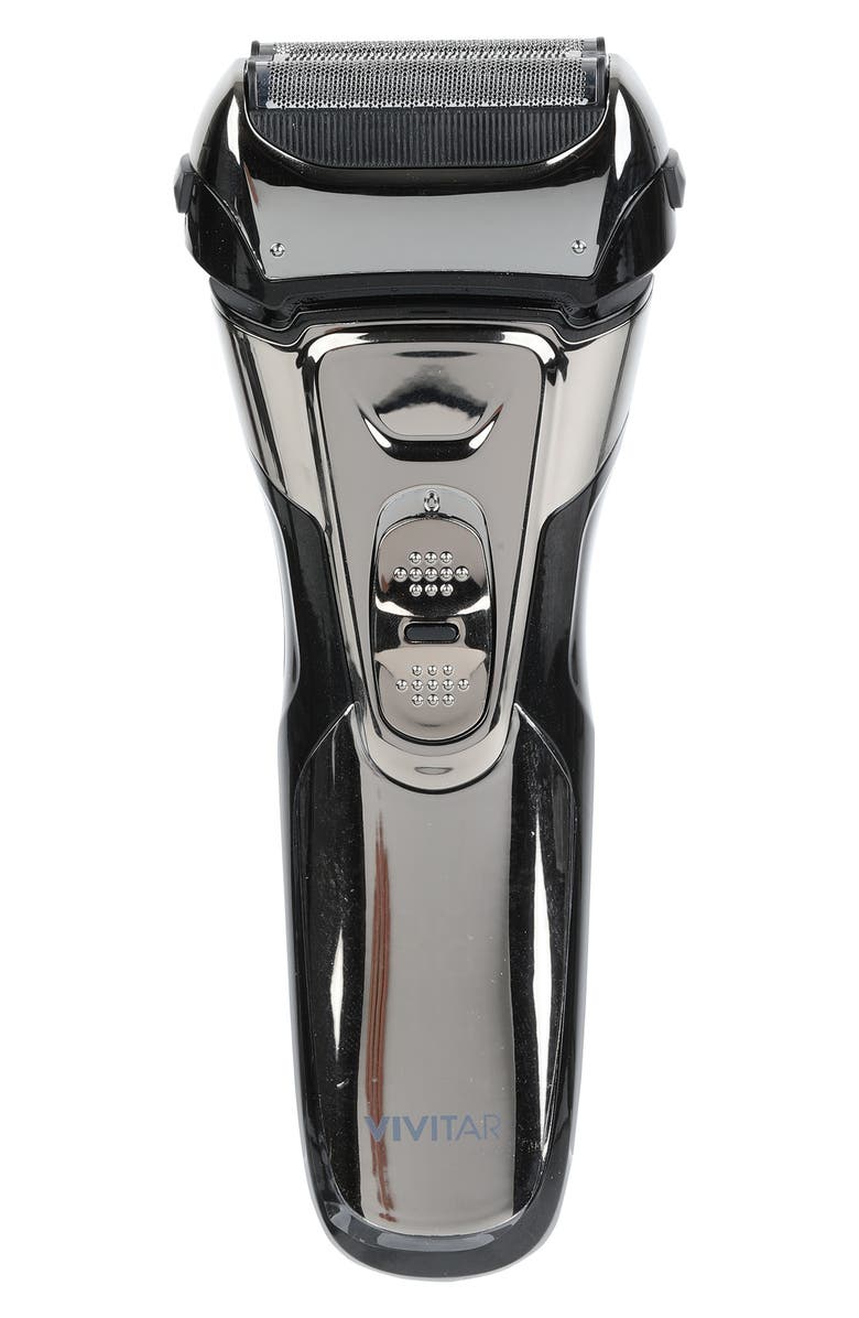 VIVITAR Lithium Waterproof LED Display Shaver, Main, color,