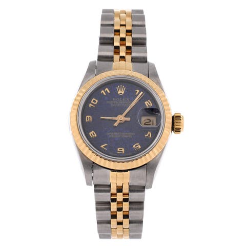 Oyster Perpetual Datejust Automatic Watch Stainless Steel and Yellow Gold 26