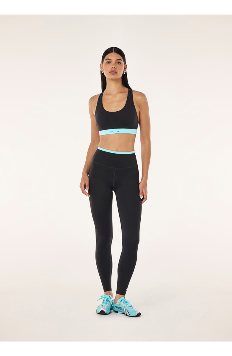P.E Nation Lumify Strappy Sports Bra, Alternate, color, Smokestone