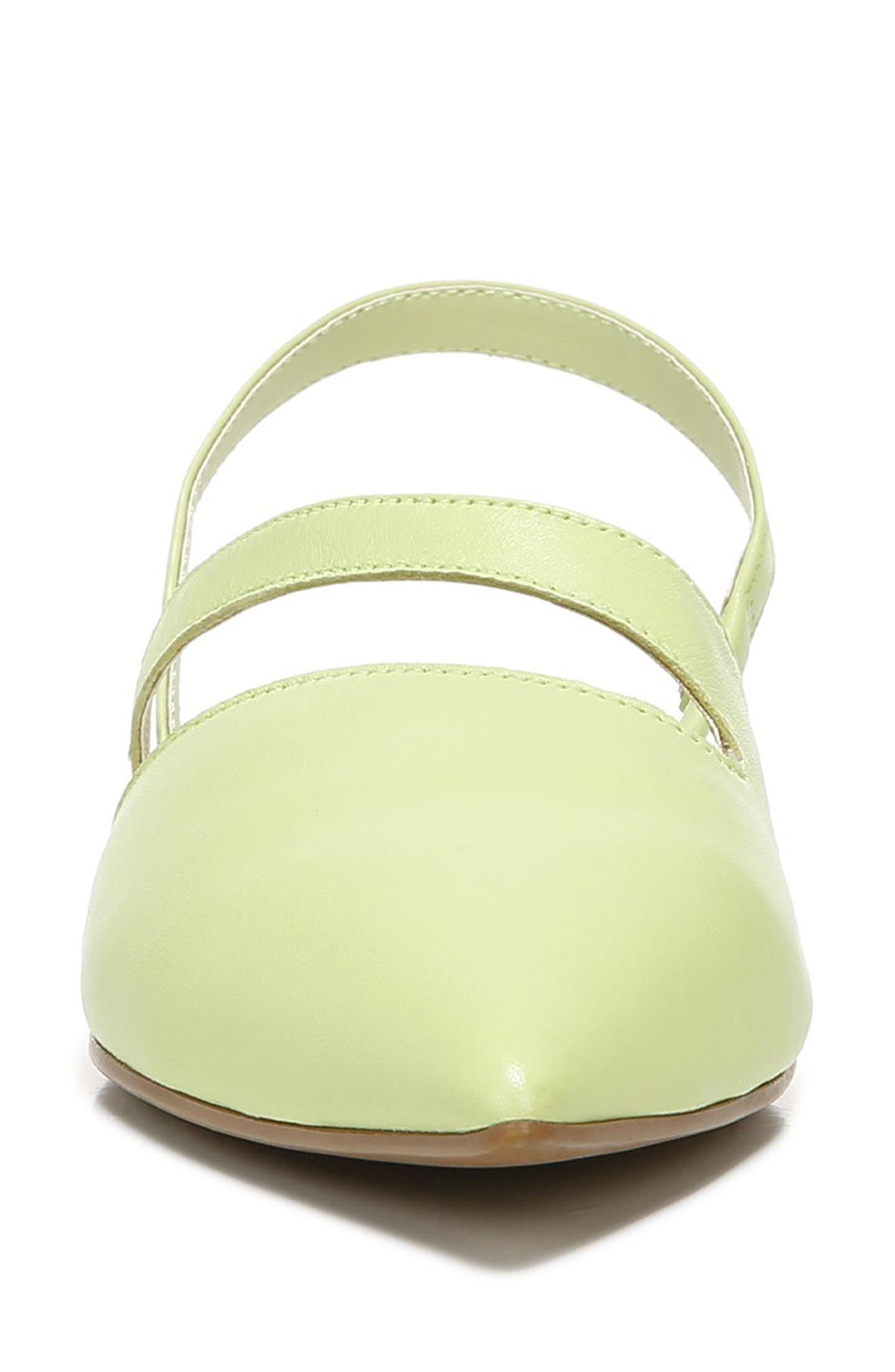 Canary Slingback Flat, Alternate, color, PISTACHIO