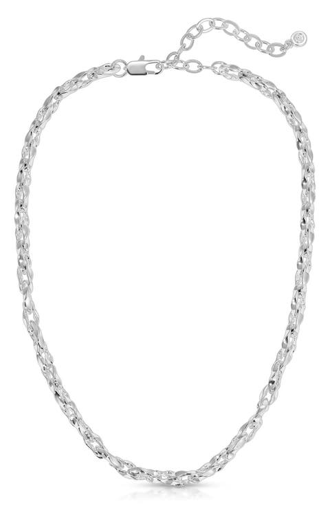 Sculpted Links Necklace