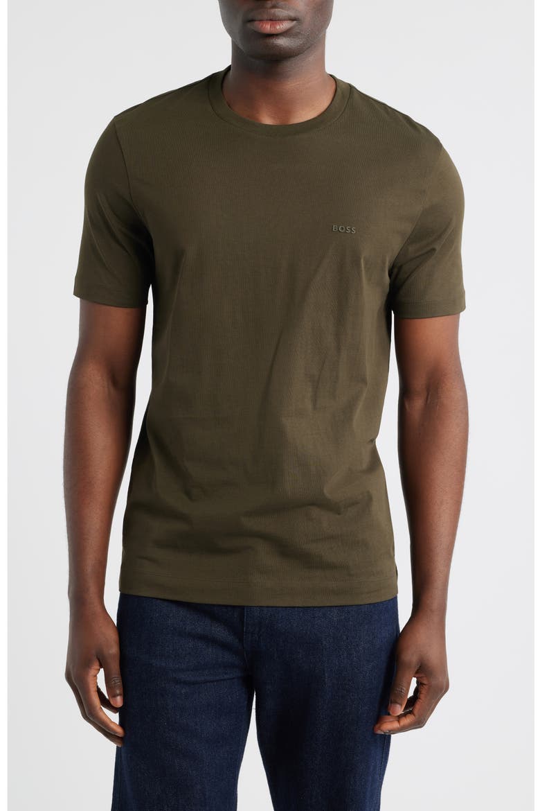 Thompson Solid T-Shirt, Main, color, OP GREEN