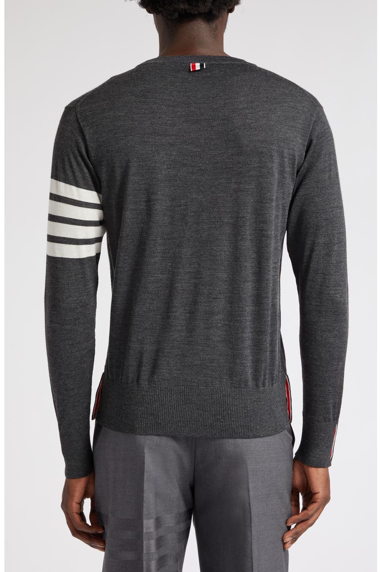Men's 4-Bar Merino Wool Sweater, Alternate, color, DARK GREY