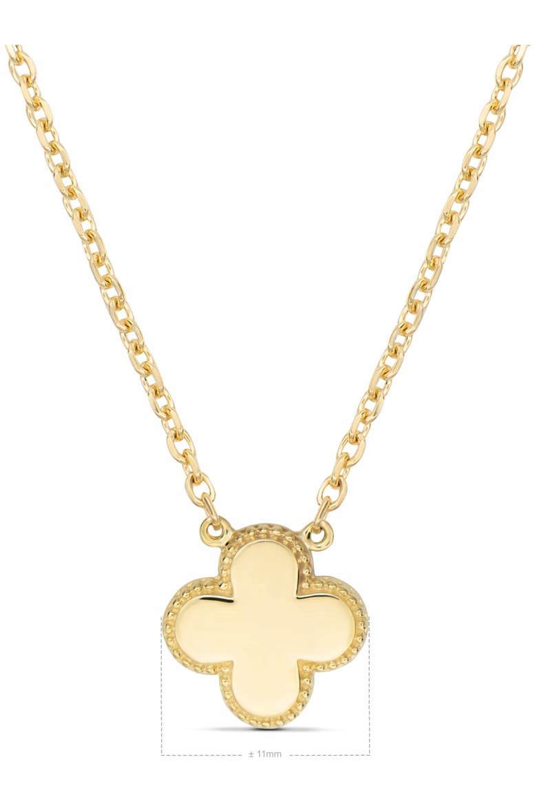 Clover Chain Necklace in 14K Gold, Alternate, color, Yellow Gold