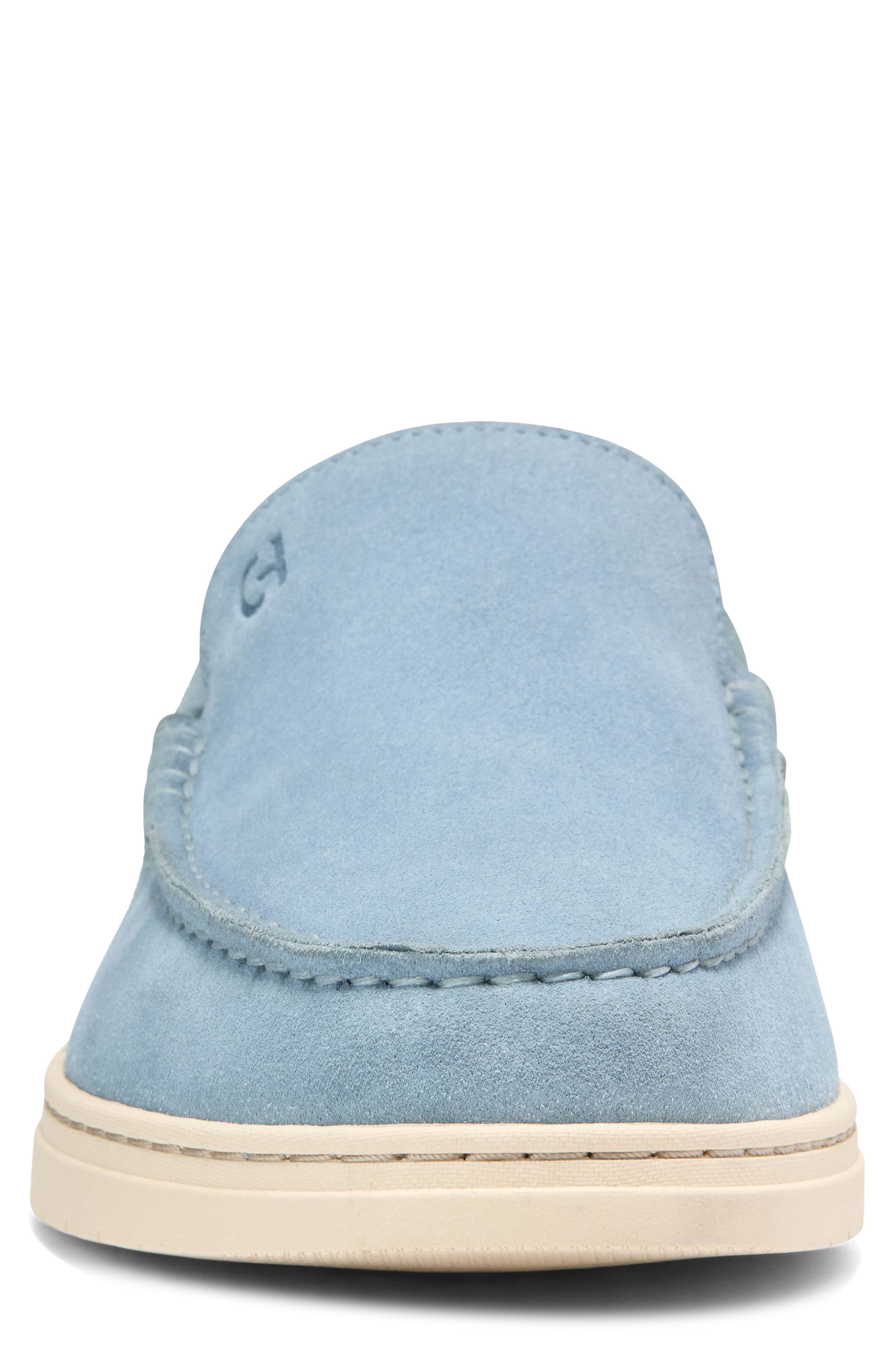 Cole Haan Greenwich Grand Venetian Loafer, Alternate, color, Dusty Blue Suede / Ivory