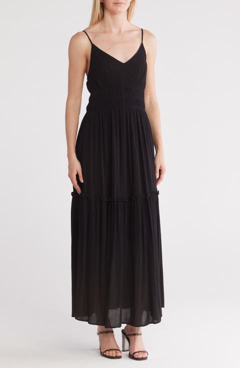 Alita Crinkled Gauze Maxi Dress