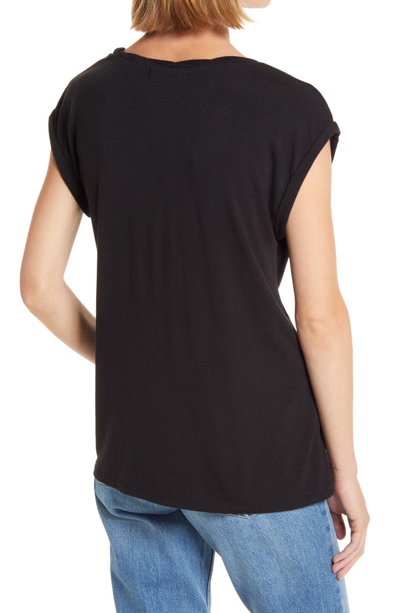 Treasure & Bond Twist Detail T-Shirt, Alternate, color, 