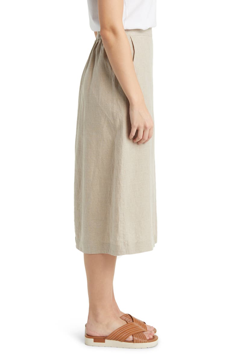 Masai Copenhagen Masalud Linen Skirt, Alternate, color, Natural