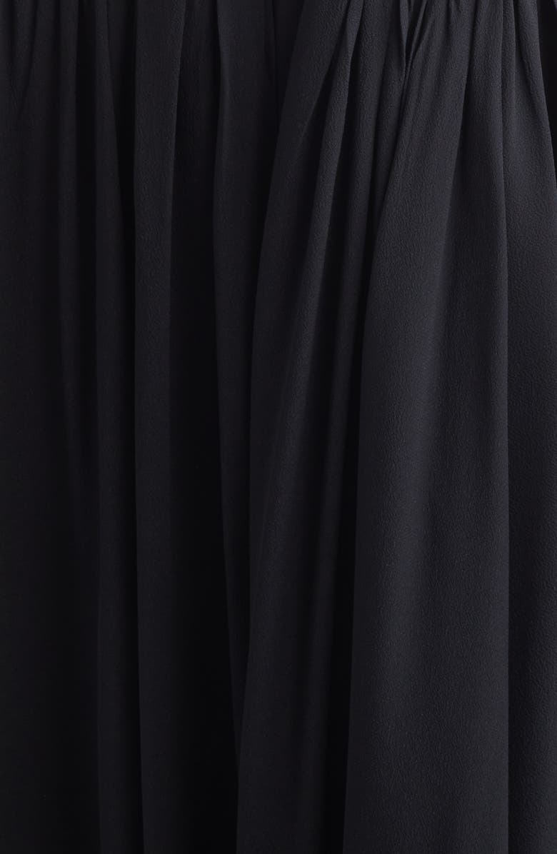 Marni Two-Tone Mixed Media Asymmetric Midi Dress, Alternate, color, 00B42 Turquoise