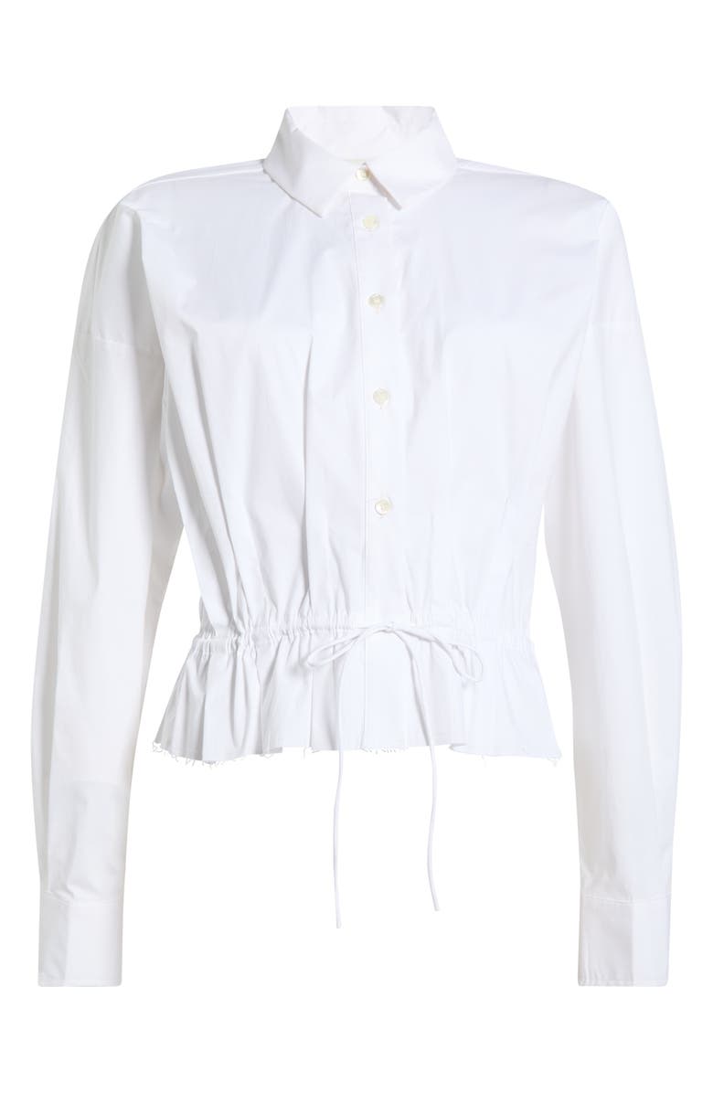 STAUD Primrose Button-Up Shirt, Alternate, color, White