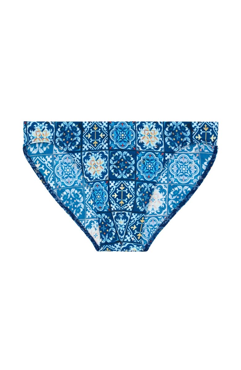 HOM Maiolica Swim Micro Briefs, Main, color, Blue Print