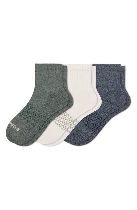 Marl Mix Quarter Socks