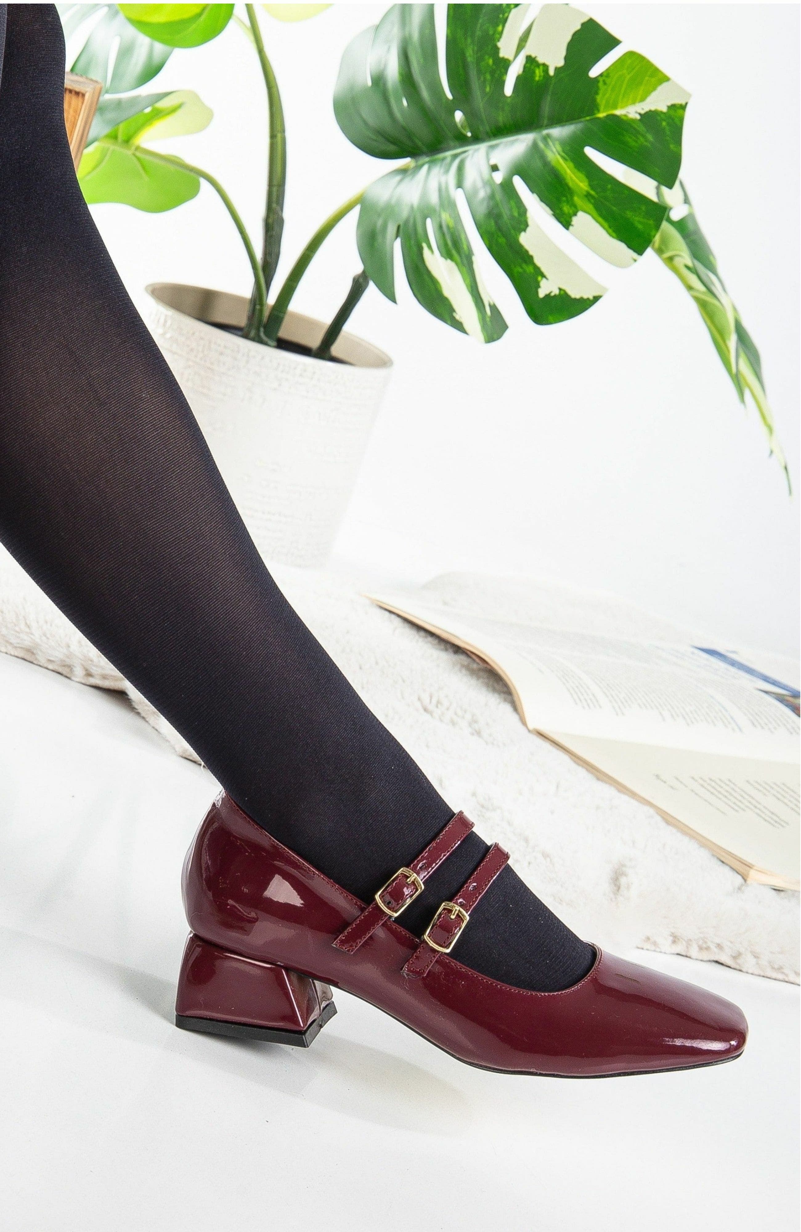 Lizbeth Mary Jane Shoes, Alternate, color, Red Cherry