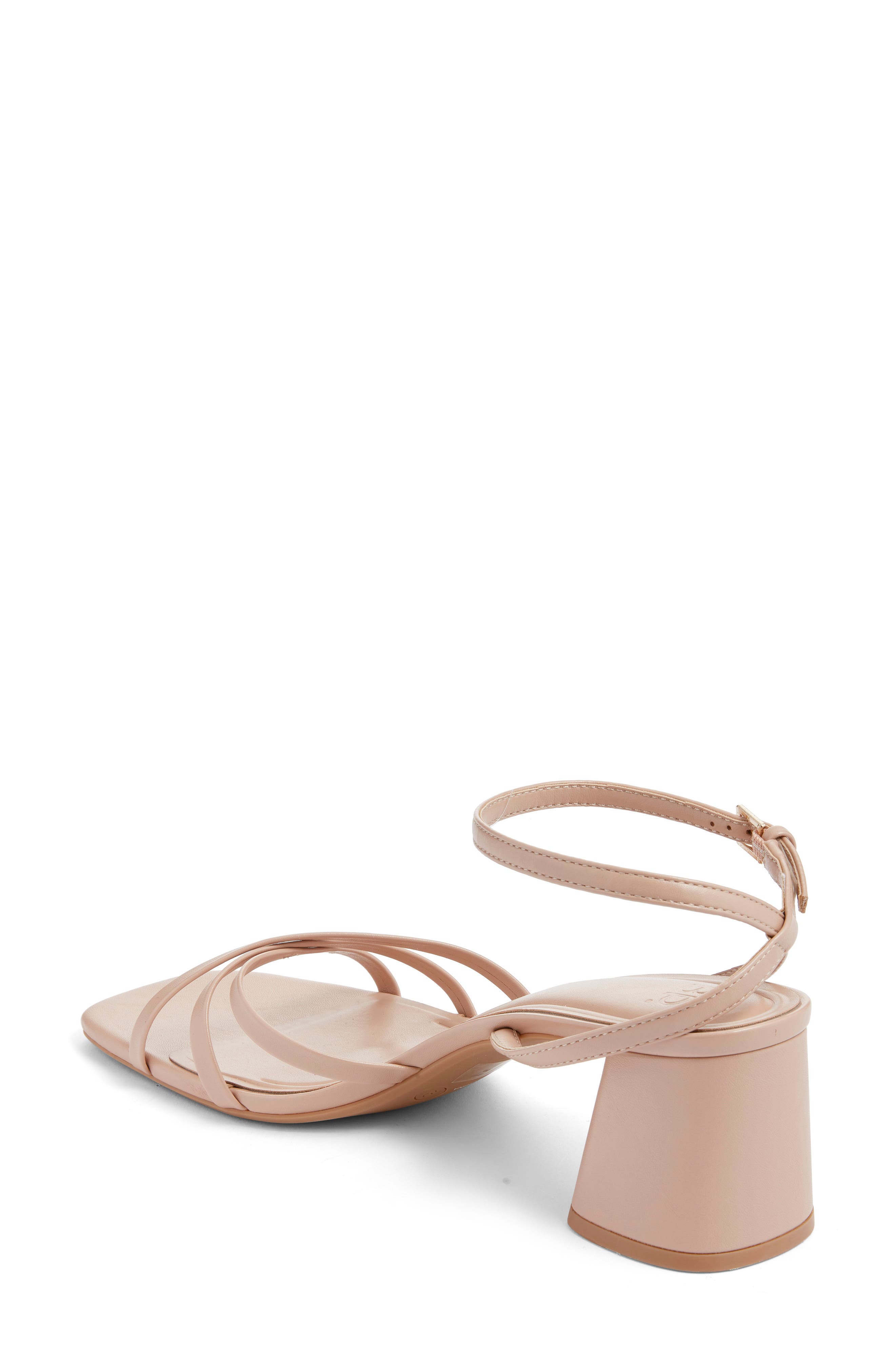BP. Isabelle Heel Ankle Strap Sandal, Alternate, color, Tan Light