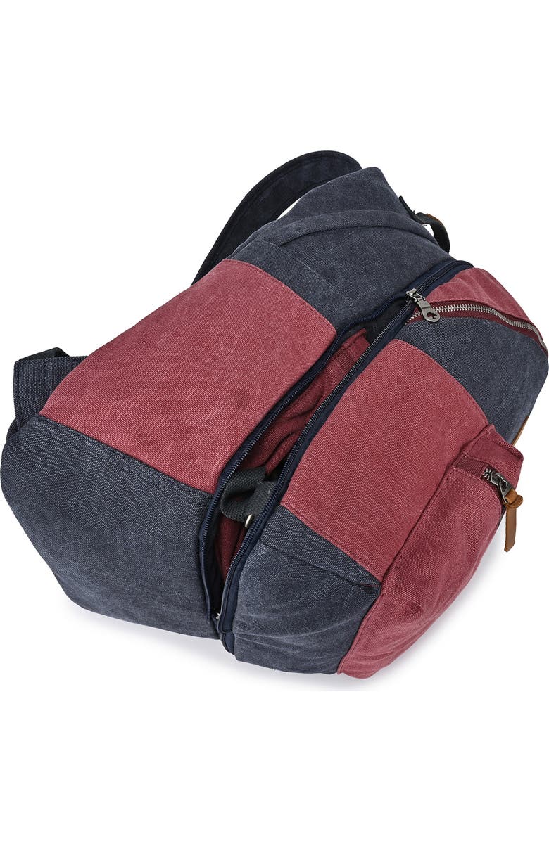 THE SAME DIRECTION Trail Tree Double Backpack, Alternate, color, Navy