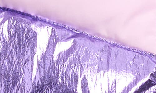 Rothschild Kids' Colorblock Hooded Puffer Jacket In Purple