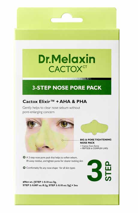 Cactox CT 3-Step Nose Pore Pack